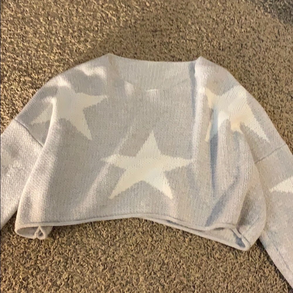 Cropped Star sweater!